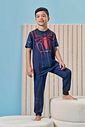 Conjunto de pijama com camiseta e calça em malha power 97068 LucBoo Infantil Menino Conjunto de pijama com camiseta e calça em malha power 97068 LucBoo Infantil Menino