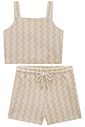 Conjunto de regata e shorts em malha resort 94407 Vic Teen Menina Conjunto de regata e shorts em malha resort 94407 Vic Teen Menina