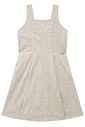 Vestido em linho estampado 98265 Vic Teen Menina