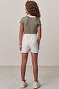 Conjunto de blusa em cotton e short saia em sarja com elastano 98628 Lilimoon Teen Menina Conjunto de blusa em cotton e short saia em sarja com elastano 98628 Lilimoon Teen Menina