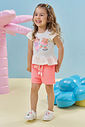 Conjunto de bata em meia malha e shorts em moletom 95228 Kukiê Infantil Menina Conjunto de bata em meia malha e shorts em moletom 95228 Kukiê Infantil Menina