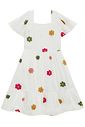 Vestido em viscose bordado 96423 Infanti Infantil Menina Vestido em viscose bordado 96423 Infanti Infantil Menina