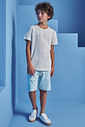 Camiseta em meia malha 98615 Johnny Fox Teen Menino Camiseta em meia malha 98615 Johnny Fox Teen Menino