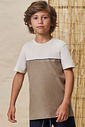 Camiseta em meia malha flamê 98757 LucBoo Infantil Menino Camiseta em meia malha flamê 98757 LucBoo Infantil Menino
