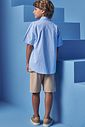 Camisa em tricoline listrada andes 98815 Johnny Fox Teen Menino Camisa em tricoline listrada andes 98815 Johnny Fox Teen Menino