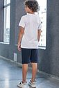 Bermuda em moletom relevo 97863 Johnny Fox Teen Menino Bermuda em moletom relevo 97863 Johnny Fox Teen Menino