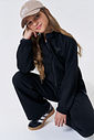 Calça wide leg em malha tecno new 90865 Vic Teen Menina Calça wide leg em malha tecno new 90865 Vic Teen Menina