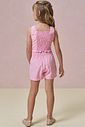 Conjunto de blusa e short saia em alfaiataria 97195 Infanti Infantil Menina