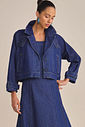 Jaqueta ampla em denim 89292 Linzzi