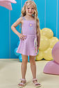 Conjunto de regata e saia em malha waffle (com shorts embutido) 97233 Kukiê Infantil Menina Conjunto de regata e saia em malha waffle (com shorts embutido) 97233 Kukiê Infantil Menina