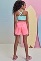 Shorts em malha UV Dry com proteção UV 50+ 99383 Lilimoon Teen Menina