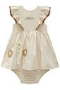Vestbody em linho deluxe 98756 Kukiê Bebê Menina Vestbody em linho deluxe 98756 Kukiê Bebê Menina