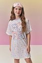 Camisola em malha fresh, acompanha sleep mask 95075 Vic Teen Menina