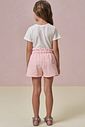 Conjunto de blusa em meia malha e shorts em moletom sem pelúcia 93269 Infanti Infantil Menina Conjunto de blusa em meia malha e shorts em moletom sem pelúcia 93269 Infanti Infantil Menina