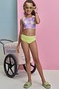 Conjunto de biquíni reversível em malha UV Dry com proteção UV 50+ 99408 Lilimoon Teen Menina Conjunto de biquíni reversível em malha UV Dry com proteção UV 50+ 99408 Lilimoon Teen Menina