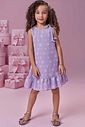 Vestido em chiffon flores 99393 Kukiê Infantil Menina
