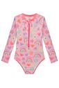 Maiô em malha UV dry com proteção UV 50+ 93163 Infanti Infantil Menina