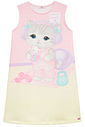 Vestido em fly tech 95561 Kukiê Infantil Menina Vestido em fly tech 95561 Kukiê Infantil Menina