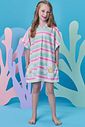 Toalha poncho com capuz em plush atoalhado 99172 Infanti Infantil Menina Toalha poncho com capuz em plush atoalhado 99172 Infanti Infantil Menina
