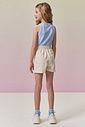Short saia em sarja com elastano 95003 Vic Teen Menina Short saia em sarja com elastano 95003 Vic Teen Menina