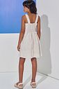 Vestido em linho estampado 98265 Vic Teen Menina