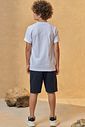 Camiseta em malha relevo 96387 Johnny Fox Teen Menino Camiseta em malha relevo 96387 Johnny Fox Teen Menino