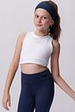 Top cropped em malha UV50 96288 Vic Teen Menina