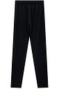 Calça legging em couro sintético e termoskin peluciado 89223 Infanti Infantil Menina