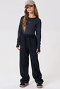 Calça wide leg em malha tecno new 90865 Vic Teen Menina Calça wide leg em malha tecno new 90865 Vic Teen Menina
