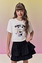 Saia em tricoline com elastano e shorts embutido 95342 Vic Teen Menina Saia em tricoline com elastano e shorts embutido 95342 Vic Teen Menina
