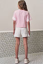 Shorts em sarja com elastano 98165 Lilimoon Teen Menina Shorts em sarja com elastano 98165 Lilimoon Teen Menina