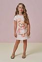 Vestido em molecotton 94644 Infanti Infantil Menina