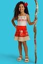 Fantasia de Havaiana (Cropped em malha uv e saia em fly tech com shorts embutido) 97604 Kukiê Infantil Menina Fantasia de Havaiana (Cropped em malha uv e saia em fly tech com shorts embutido) 97604 Kukiê Infantil Menina