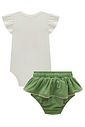 Conjunto de body em cotton e tapa fralda em linho com elastano 98573 Infanti Bebê Menina Conjunto de body em cotton e tapa fralda em linho com elastano 98573 Infanti Bebê Menina