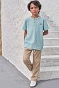 Camiseta em piquet com elastano 99009 LucBoo Infantil Menino Camiseta em piquet com elastano 99009 LucBoo Infantil Menino