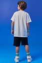 Bermuda em molevisco com elastano 97020 Johnny Fox Teen Menino