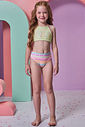 Biquíni em malha UV dry com proteção UV 50+ 95933 Infanti Infantil Menina Biquíni em malha UV dry com proteção UV 50+ 95933 Infanti Infantil Menina