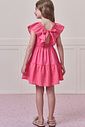Vestido em malha fresh e laise verano 96783 Infanti Infantil Menina