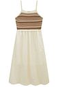 Vestido midi em tricot 100% algodão e linho deluxe 94375 Vic Teen Menina Vestido midi em tricot 100% algodão e linho deluxe 94375 Vic Teen Menina
