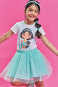Saia em tule 86134 Kukiê Infantil Menina