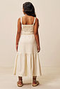 Saia new midi em linho com elastano 94395 Vic Teen Menina