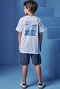 Camiseta em meia malha 98665 Johnny Fox Teen Menino Camiseta em meia malha 98665 Johnny Fox Teen Menino