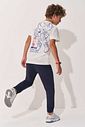 Camiseta em meia malha 97596 Johnny Fox Teen Menino Camiseta em meia malha 97596 Johnny Fox Teen Menino