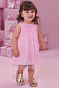 Vestido em tule glitter 98853 Kukiê Bebê Menina