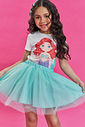 Saia em tule 86134 Kukiê Infantil Menina