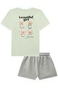 Conjunto de camiseta over em meia malha e shorts em moletom sem pelúcia 95803 Lilimoon Teen Menina Conjunto de camiseta over em meia malha e shorts em moletom sem pelúcia 95803 Lilimoon Teen Menina