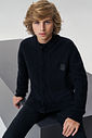 Jaqueta em tricot 100% algodão 87704 Johnny Fox Teen Menino Jaqueta em tricot 100% algodão 87704 Johnny Fox Teen Menino