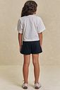 Conjunto de blusa em meia malha e shorts em moletom sem pelúcia 96291 Lilimoon Teen Menina Conjunto de blusa em meia malha e shorts em moletom sem pelúcia 96291 Lilimoon Teen Menina