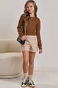 Blusa cropped em soft line 89686 Vic Teen Menina