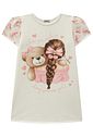 Vestido em molecotton 93399 Infanti Infantil Menina